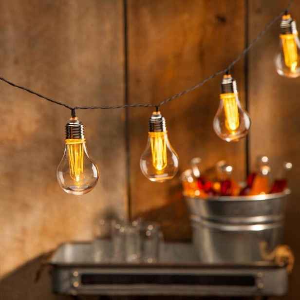 Garden Line Solární LED světelný řetěz Hemma 3,8 m teplá bílá