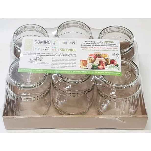 sklen.zavař. 720ml- 6ks-FACETA-TO82