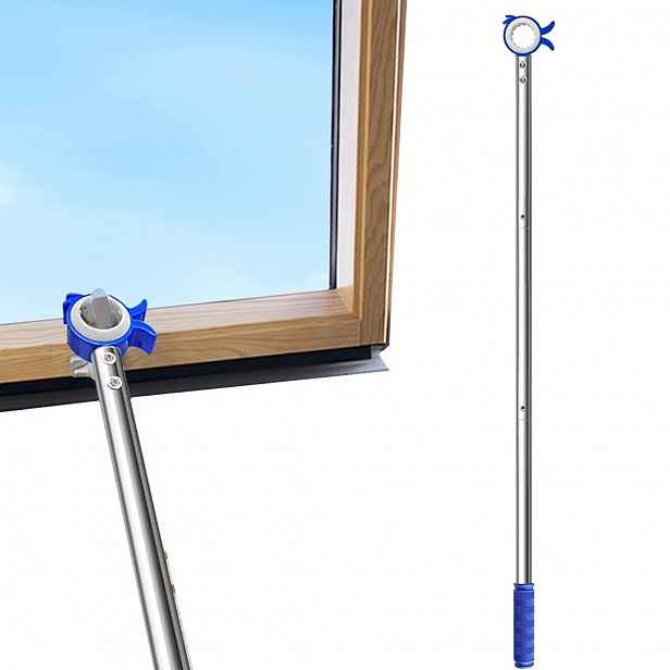 Teleskopická tyč 117 cm z nerezové oceli pro světlíky a žaluzie