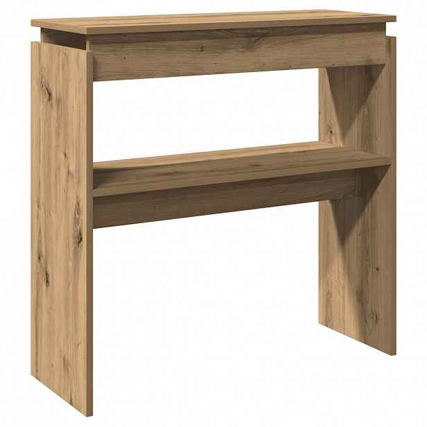 vidaXL Konzolový stolek dub artisan 80 x 30 x 80 cm kompozitní dřevo