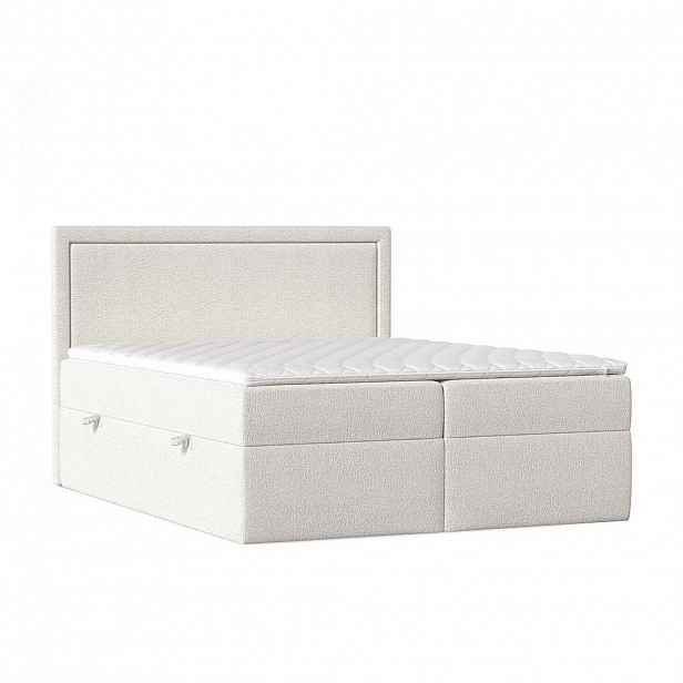 AltaBeds KONTINENTÁLNÍ postel JODAN 140/200 cm Bílá