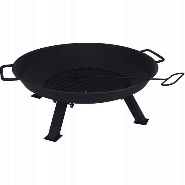 Kovové zahradní ohniště na oheň Miska na nohách 56 cm