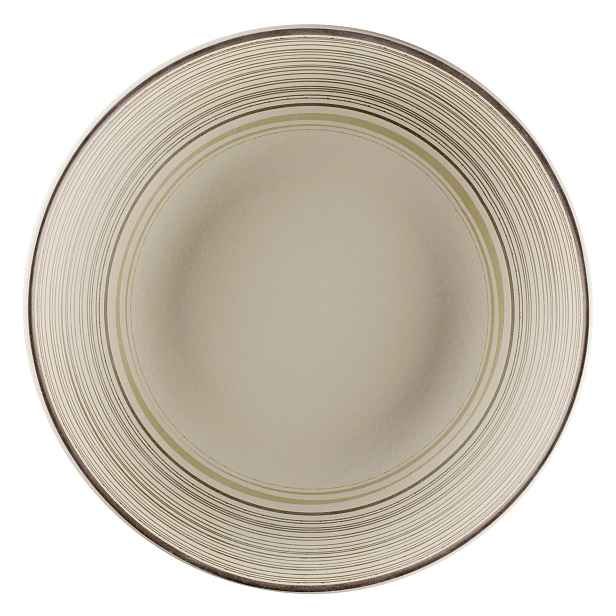 Talíř hluboký 26 cm Larissa Earth Argila Rak Porcelain