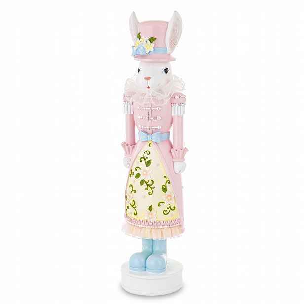 Velikonoční figurka králíka pastelová dáma 59x14x15 cm Art-Pol 183148