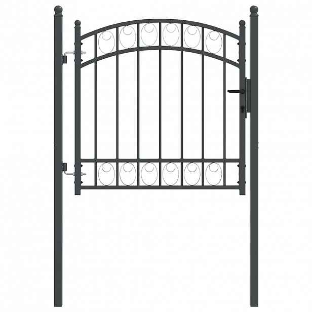 vidaXL Brána na plot EMMEN 104 x 86 cm Zamykatelné