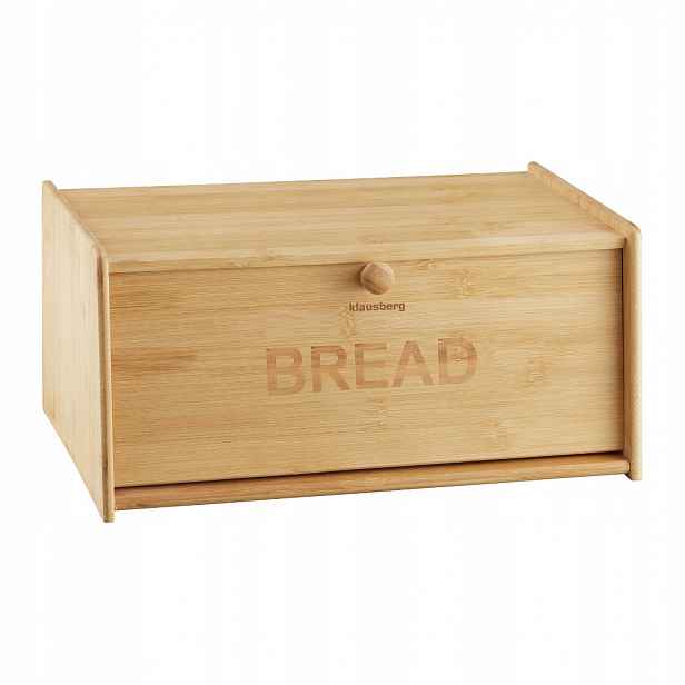 Bambusový chlebník Klausberg KB-7933 Přírodní nádoba na pečivo Bread
