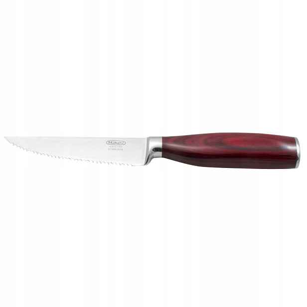 Nůž na steaky Mikov Ruby 408-ND-11Z 114 mm, zoubkované dřevo