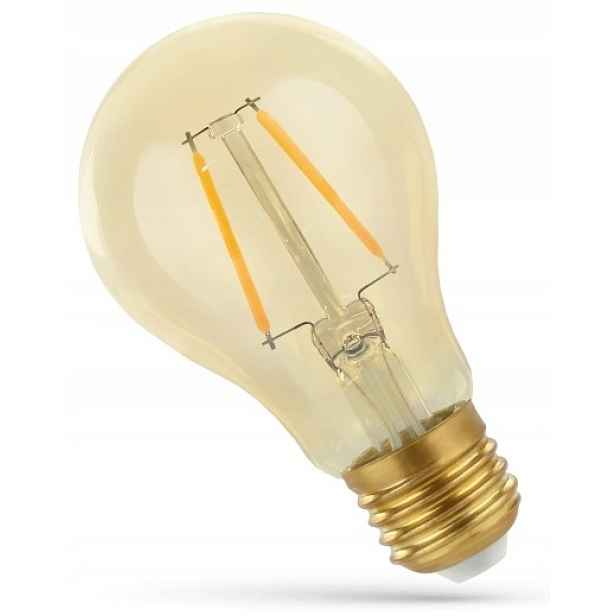Spectrum LED LED žárovka Edison E-27 230V 2W LED teplá bílá
