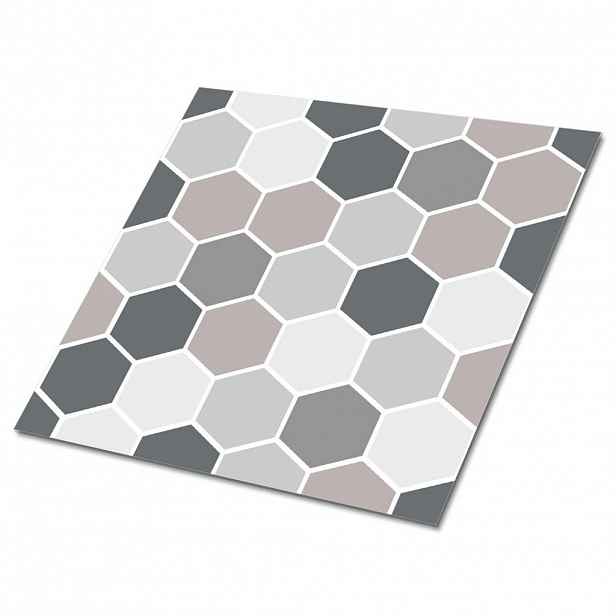 TULUP SAMOLEPICÍ OBKLADY NA STĚNU 9 ks 30x30 cm Včelí plást