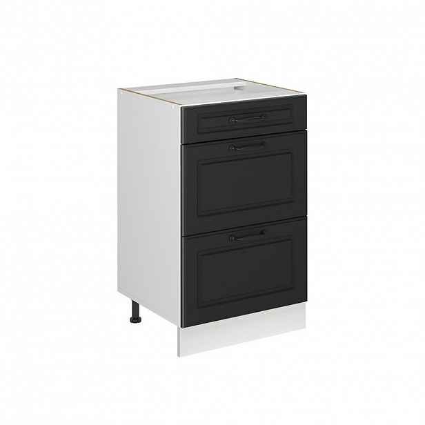 Vicco SPODNÍ SKŘÍŇKA KUCHYŇSKÉ LINKY R-Line, Antracitový venkovský dům/Bílá, 50 cm bez pracovní desky