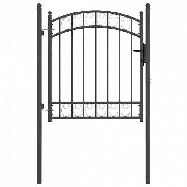 vidaXL Brána na plot EMMEN 104 x 98,5 cm Zamykatelné