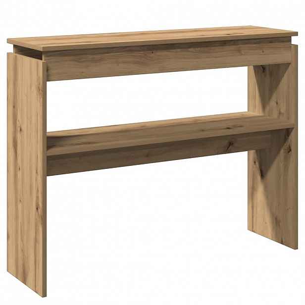 vidaXL Konzolový stolek dub artisan 102x30x80 cm kompozitní dřevo