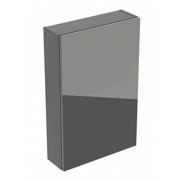 Geberit - Skříňka 70x45x15 cm, 1 dvířka, panty L/P, lávová/sklo lávové 502.318.JK.2