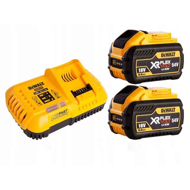 Sada DCB118X2 rychlonabíječka DCB118 2x DCB547 9Ah DeWalt FlexVolt New