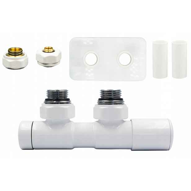 Ventil reg 50 mm Twins bílý pravý Pex AiO r.pros