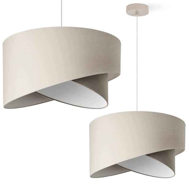 Závěsná Stropní Lustrová Lampa S Kašmírovým Stínidlem, Béžová Barva Do Jídelny