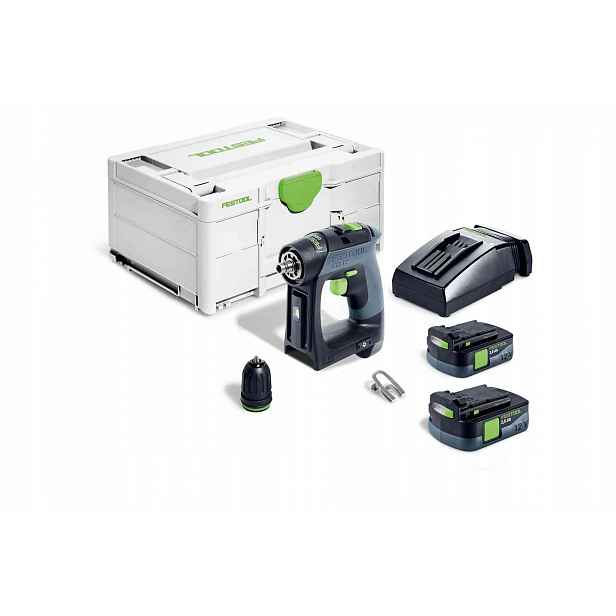 Festool Nový Model aku vrtačka Cxs 12 2,5-Plus 2 Akumulátory 12 V