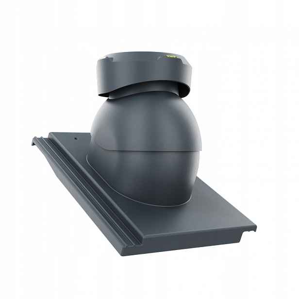 Krbový kanalizační ventilátor fi110 Benders Carisma Antracit