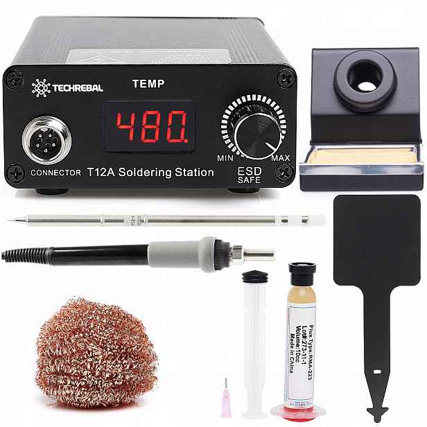 Pájecí Stanice Techrebal 75W T12A, Sada Pro Přesné Pájení