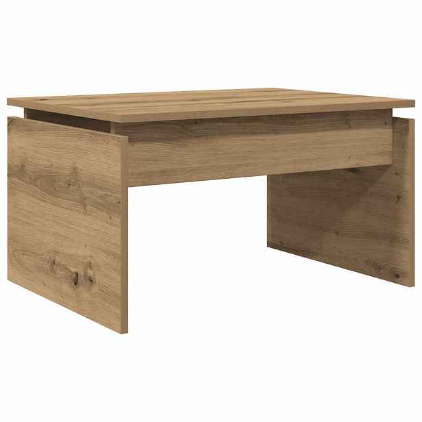 vidaXL Konferenční stolek dub artisan 68 x 50 x 38 cm kompozitní dřevo
