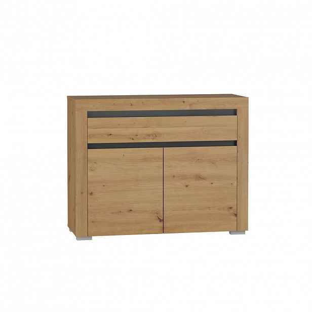 Petits-meubles SIDEBOARD Kasla Dřevo a antracitově šedá