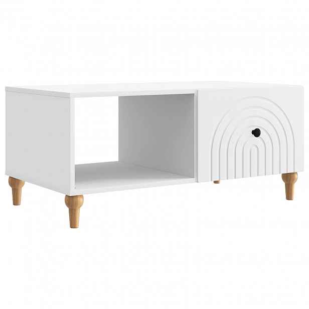 vidaXL Konferenční stolek Bílá 90 x 50 x 40 cm Kompozitní dřevo