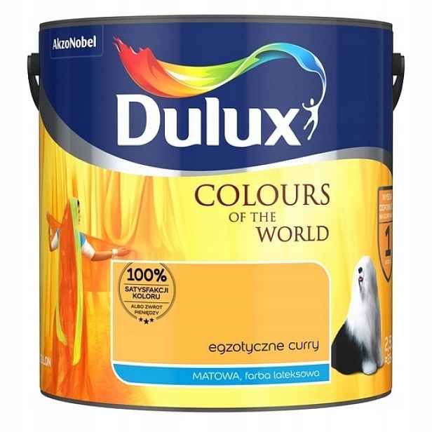 Dulux Barvy světa barva na zeď Exotické Curry mat 2,5L