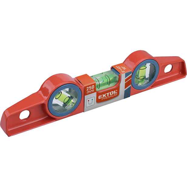 EXTOL PREMIUM Kovová magnetická vodováha EXTOL - 250 mm 1235