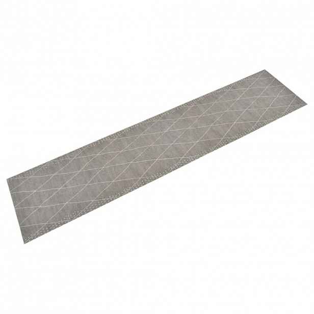 vidaXL Kuchyňský koberec omyvatelný Kosočtverce 60 x 300 cm samet