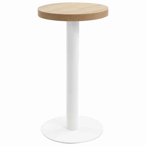 vidaXL Bistro stolek světle hnědý 40 cm MDF
