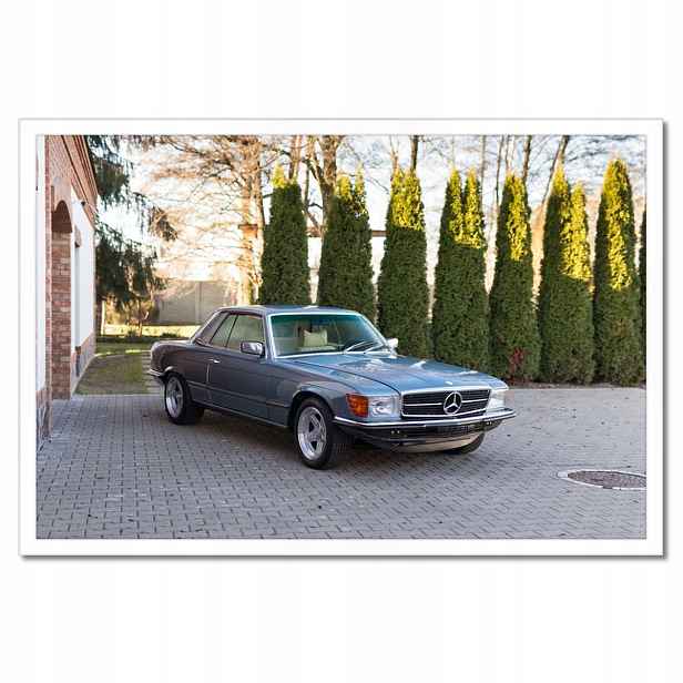 Plakáty v rámu 60x40 Mercedes 450 Slc Klasika