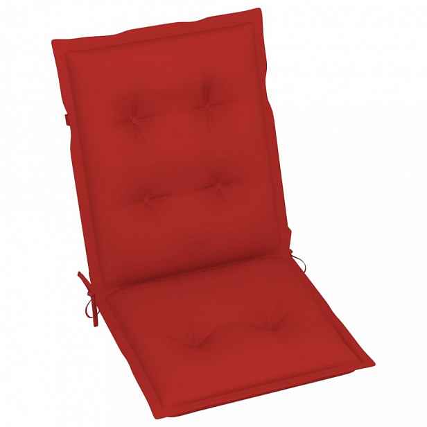 Podušky na zahradní židle 2 ks Dekorhome Červená