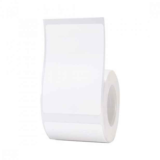 Role samolepek na etikety, 50x70mm, 110 ks/role, bílá - NIIMBOT