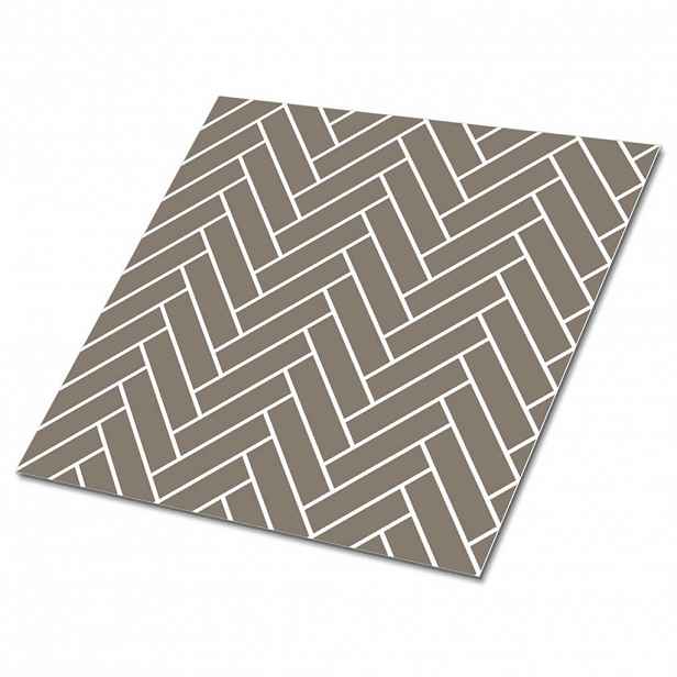 TULUP SAMOLEPICÍ OBKLADY NA STĚNU 9 ks 30x30 cm Vzor rybí kosti