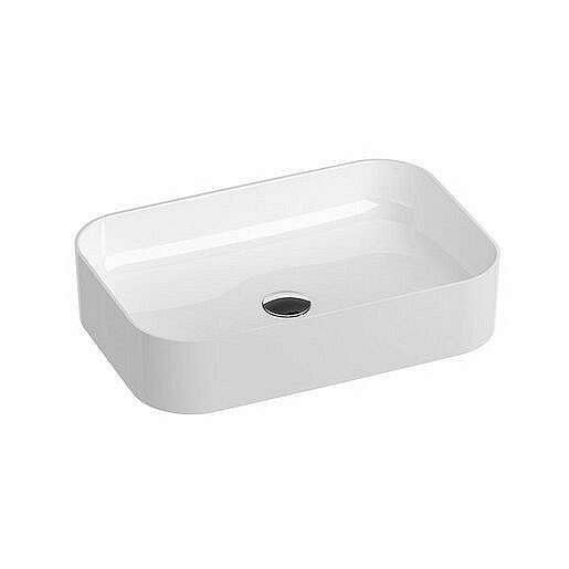 Umyvadlo Ravak Ceramic Slim 55x37 cm bez otvoru pro baterii, bez přepadu XJX01155002