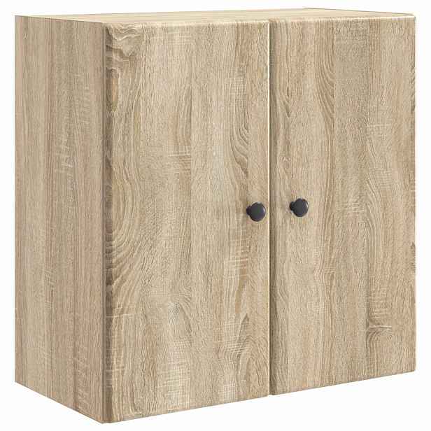 vidaXL Nástěnná skříň 59 x 31 x 60 cm Kompozitní dřevo Dub sonoma