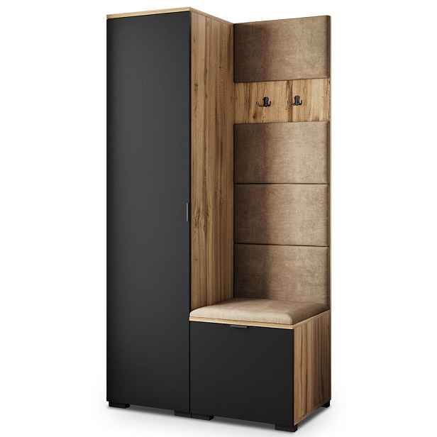 MASSENO MODERNÍ PŘEDSÍŇOVÁ SESTAVA LORI, 95/181/51 cm, dub Wotan