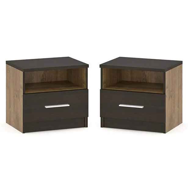 Casarredo Noční stolek 2 ks VERONIKA april/wenge