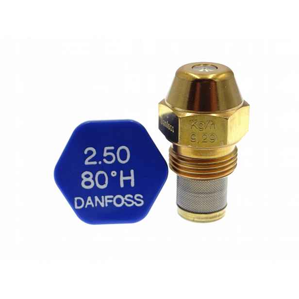 Tryska Danfoss pro olejové hořáky 2,50 USgal/h 80°H 9,29 Kg/h