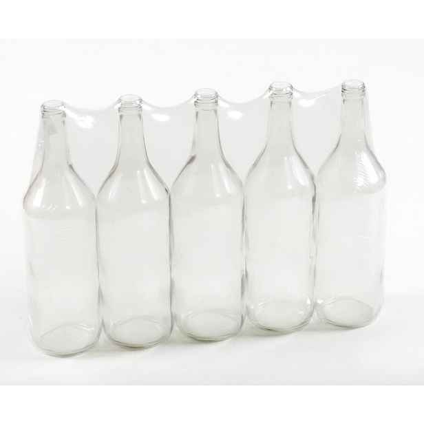 láhev 1,0l LIEH-5ks,(SPIRIT), šroubení, sklo