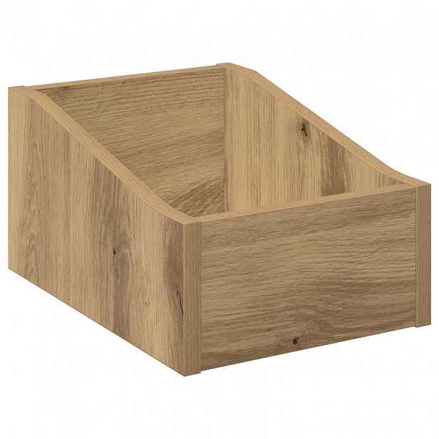 vidaXL Krabice na LP desky Dub artisan 23 x 33 x 16 cm