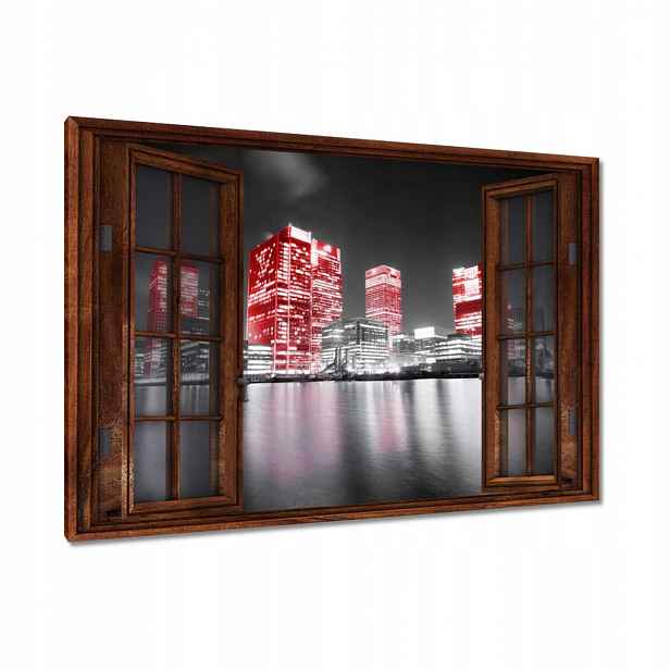 Obrazy 120x80 Červené mrakodrapy