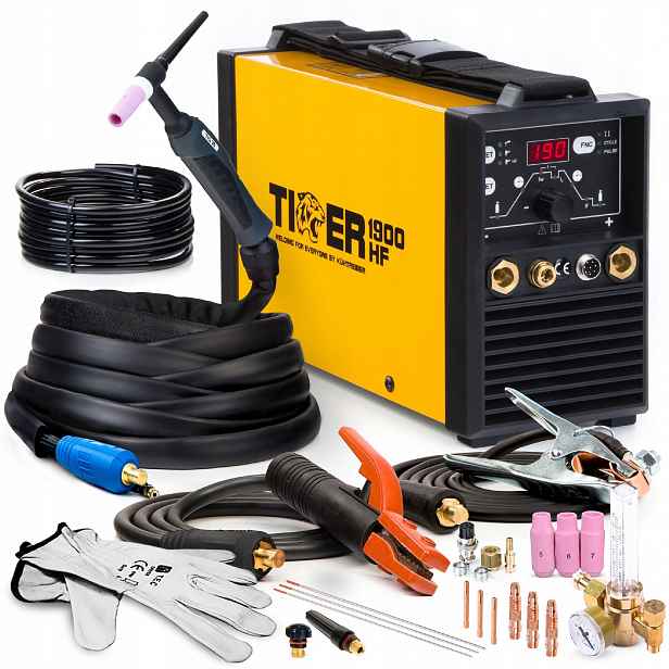 Invertorová Svářečka Tiger 1900 Hf Tig DC Mma Puls 230V 180A Hf