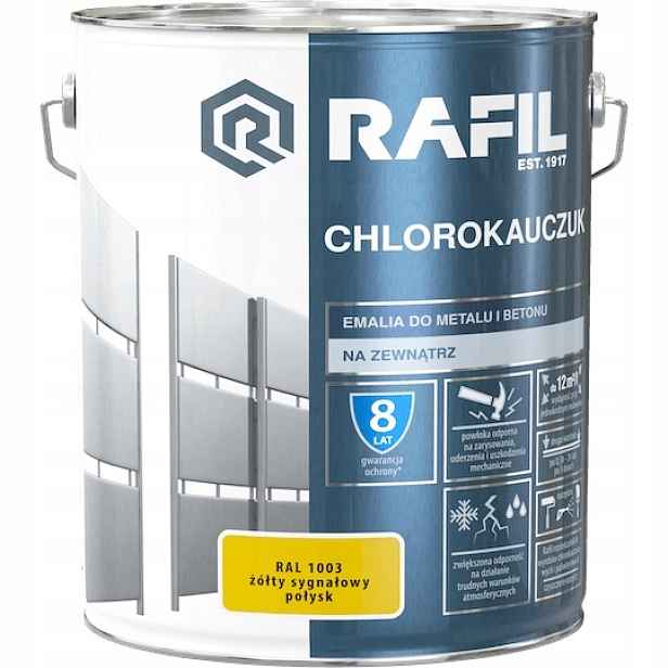 Rafil Chlorkaučukový Smalt 10 L Žlutý Signální Ral 1003 Lesk