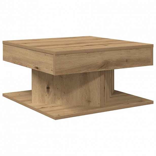 vidaXL Konferenční stolek dub artisan 55x55x30 cm kompozitní dřevo