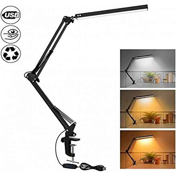 10W Led stolní lampa na školní stůl Noční Lampa Kreslící, nastavitelná