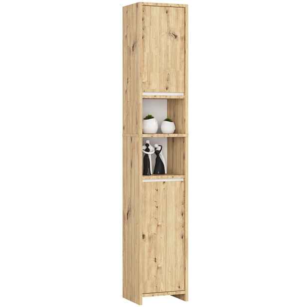 Ak furniture Koupelnová skříňka UNI 180 cm dub artisan/bílá