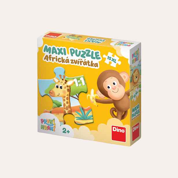 Dino První hraní: Africká zvířátka 15 maxi Puzzle