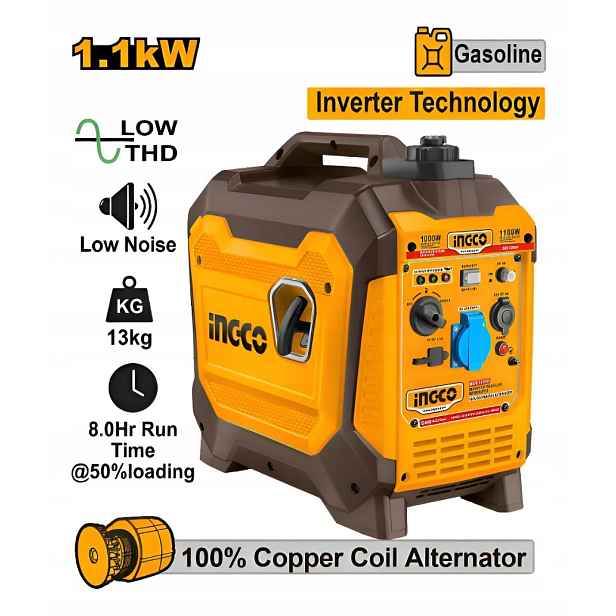 Invertorový generátor 1,1 kW