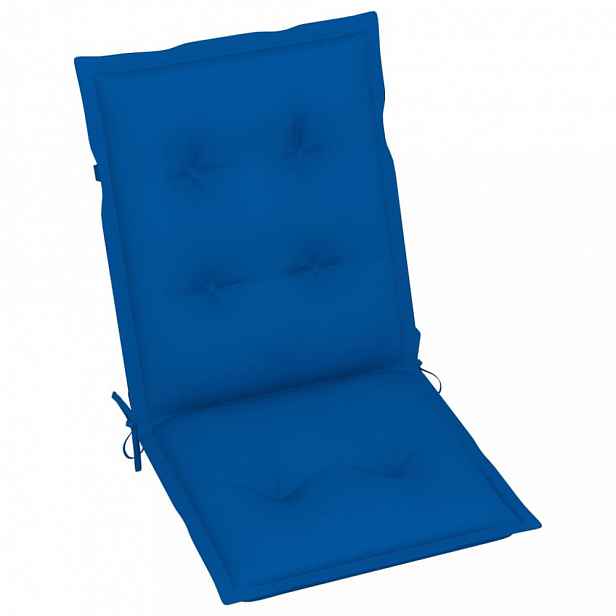 Podušky na zahradní židle 2 ks Dekorhome Tmavě modrá